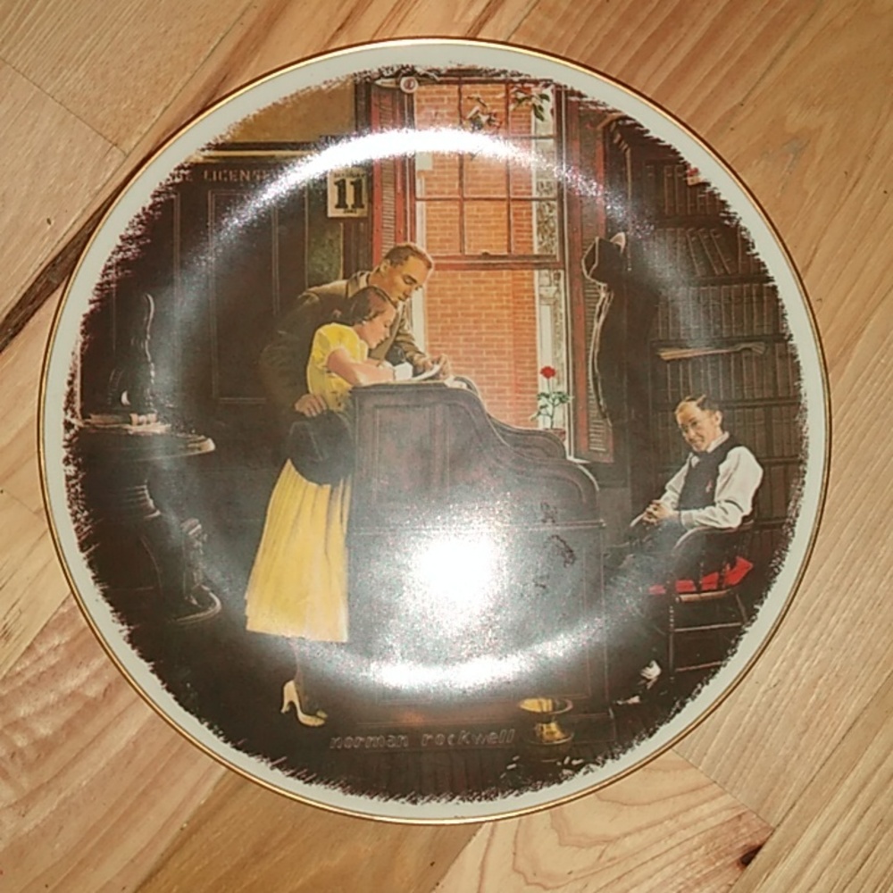 Norman Rockwell The Marriage License